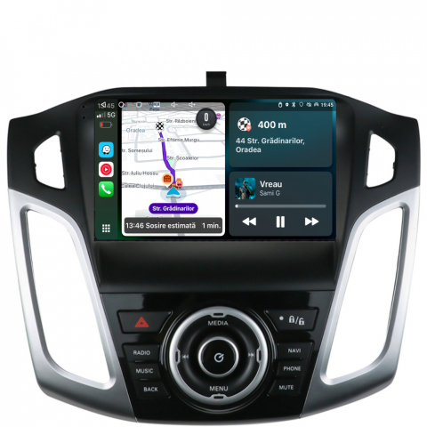 Focus 3 (2012-2018) - Navigatie Ford Focus 3 (2012-2016), Android, Ecran 9 inch, 4GB RAM 64GB, 8-core