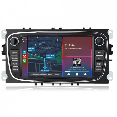 Mondeo (2007-2014) - Navigatie Ford Mondeo (2003-2011), Android, 2GB RAM 32GB, negru