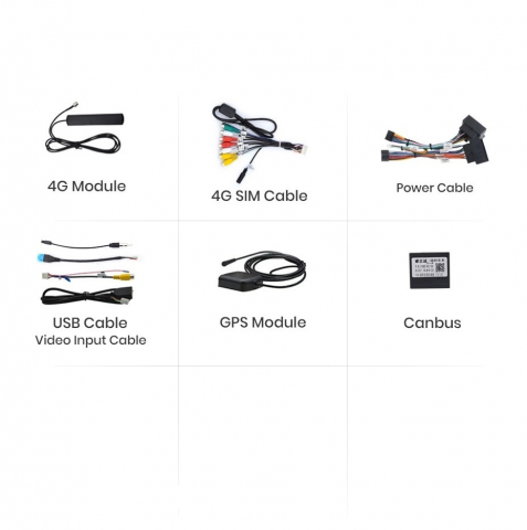 Navigatie Ford Focus (2004-2012), Android, 4GB RAM 64GB, 8-core, negru [7]