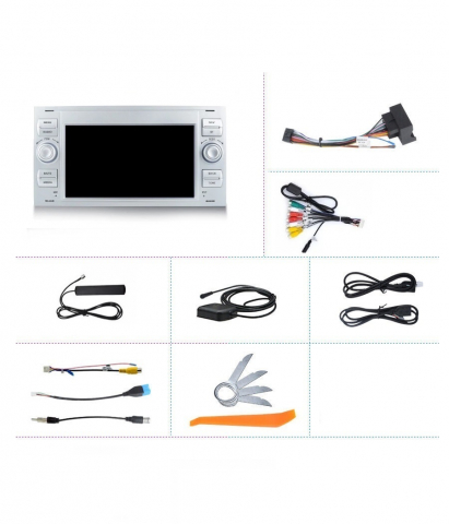 Navigatie Ford Focus (2004-2012), Android, 4GB RAM 64GB, 8-core, argintiu [5]