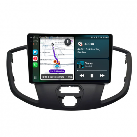 Transit (2014-2020) - Navigatie Ford Transit (2014-2020), Android, Ecran 9 inch, 4GB RAM 64GB, 8-core