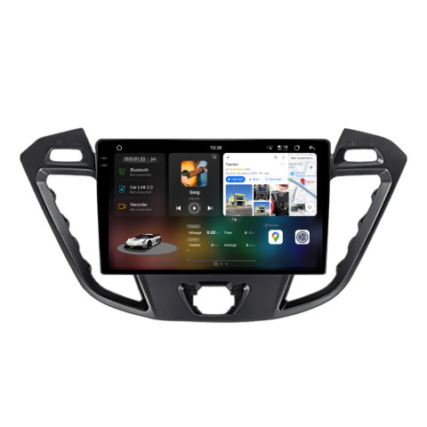 Transit / Turneo Custom (2013-2021) - Navigatie Ford Transit Custom (2013-2020), Android, Ecran 9 inch 2K, 12GB RAM 256GB, 8-core