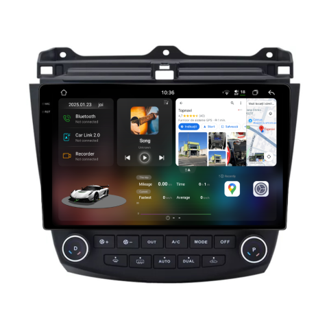 Navigatie auto dedicata - Navigatie Honda Accord (2003-2008), Ecran 10 inch 2K, 12GB RAM 256GB, 8-core