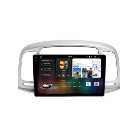Accent (2007-2012) - Navigatie Hyundai Accent (2007-2012), Ecran 9 inch 2K, 12GB RAM 256GB, 8-core