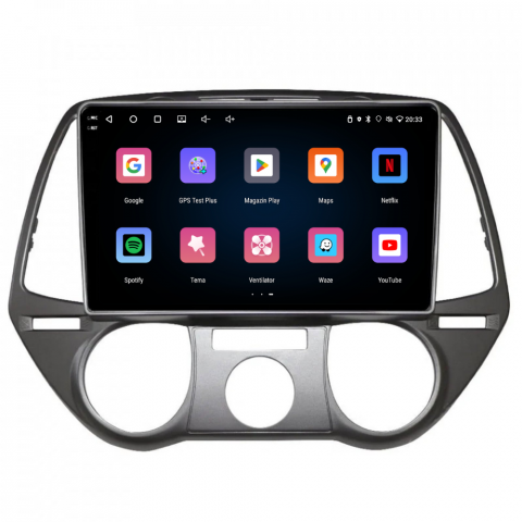 Navigatie Hyundai I20 (2008-2014), Ecran 9 inch, 2GB RAM 32GB [2]
