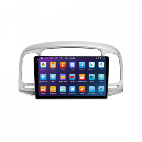 Navigatie Hyundai Accent (2007-2012), Ecran 9 inch, 6GB RAM 128GB, 8-core [4]