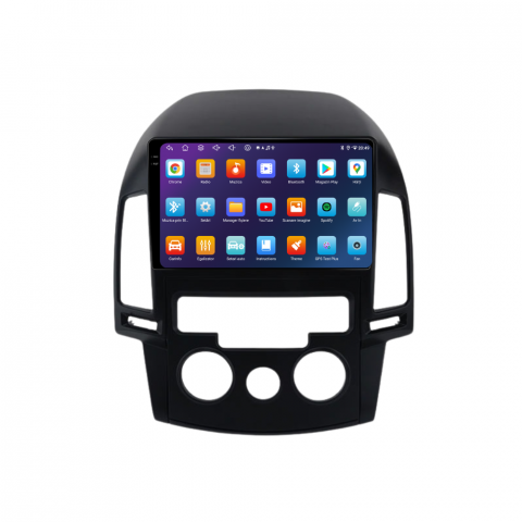 Navigatie Hyundai i30 (2007-2012), Ecran 9 inch, 6GB 128GB, 8-core, clima manuala [2]