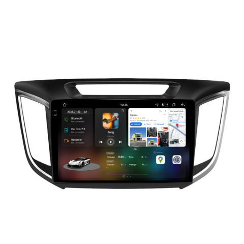 ix25 (2015-2019) - Navigatie Hyundai ix25 (2015-2019), Ecran 9 inch 2K, 12GB RAM 256GB, 8-core