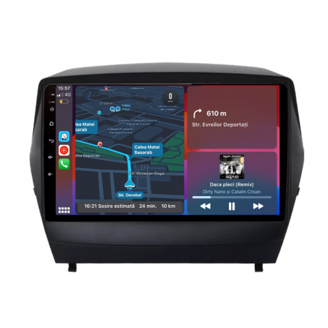 Tucson 2 (2009-2015) - Navigatie Hyundai Tucson (2009-2015), Ecran 10 inch, 1GB RAM 32GB