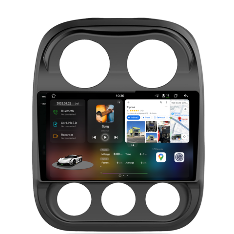 Compass (2010-2016) - Navigatie Jeep Compass (2010-2016), Ecran 10 inch 2K, 12GB RAM 256GB, 8-core