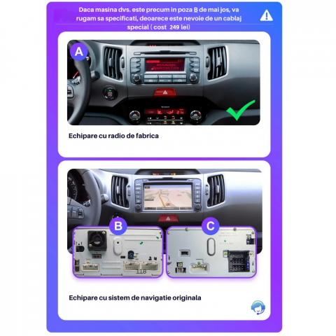 Navigatie Kia Sportage (2010-2016), Ecran 9 inch, 4GB RAM 64GB, 4-core [1]