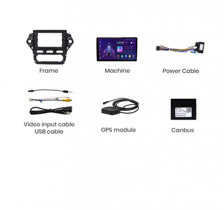 Navigatie Ford Mondeo 4 mk4 (2007-2014), Android, 1GB RAM 32GB, carplay / android auto [6]