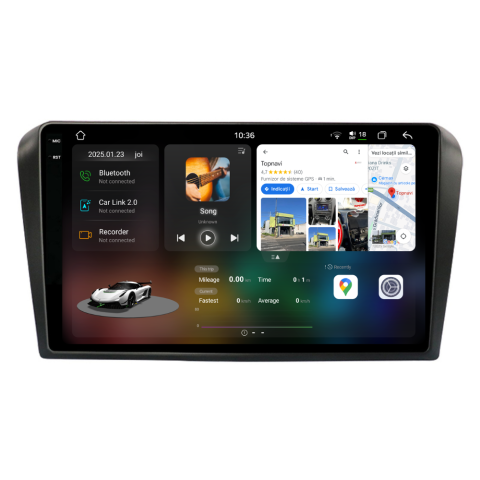 Navigatie auto dedicata - Navigatie Mazda 3 (2004-2008), Ecran 9 inch 2K, 12GB RAM 256GB, 8-core