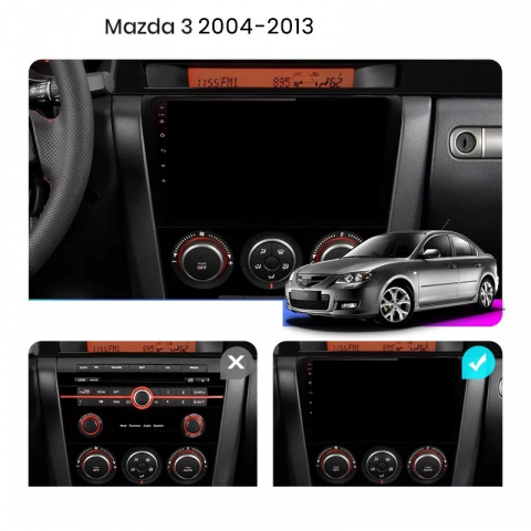 Navigatie Mazda 3 (2004-2008), Ecran 9 inch, 4GB RAM 64GB, 4-core [5]