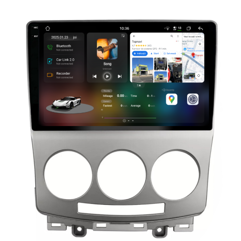 Navigatie auto dedicata - Navigatie Mazda 5 (2005-2010), Ecran 9 inch 2K, 12GB 256GB, 8-core