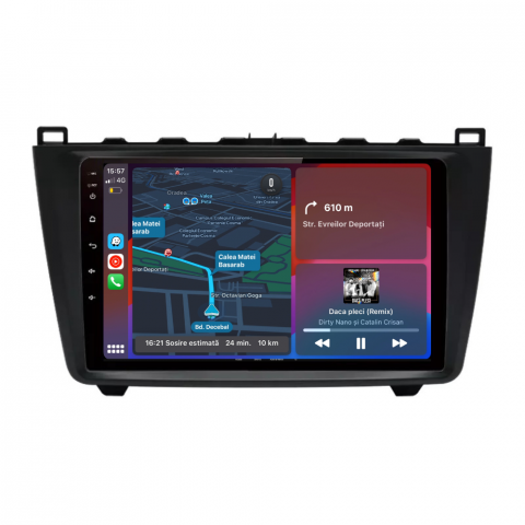 Mazda 6 (2007-2012) - Navigatie Mazda 6 (2008-2013), Ecran 9 inch, 1GB RAM 32GB