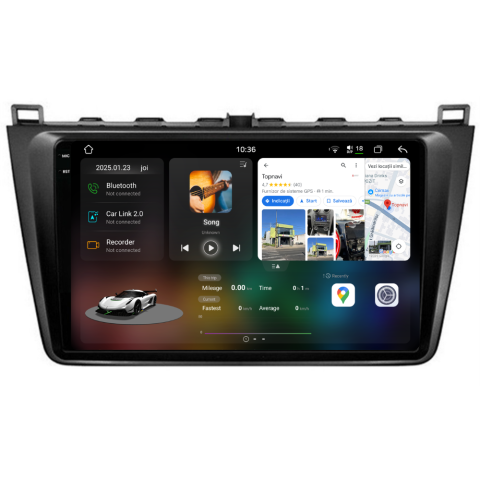 Navigatie auto dedicata - Navigatie Mazda 6 (2008-2013), Ecran 9 inch 2K, 12GB RAM 256GB, 8-core