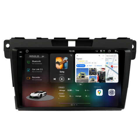 Navigatie auto dedicata - Navigatie Mazda CX7 (2008-2015), Ecran 9 inch 2K, 12GB RAM 256GB, 8-core