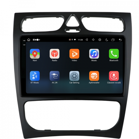 Navigație Mercedes C-Class w203 (2000-2005), Android, Ecran 9 inch, 8GB RAM 256GB, 8-core [6]