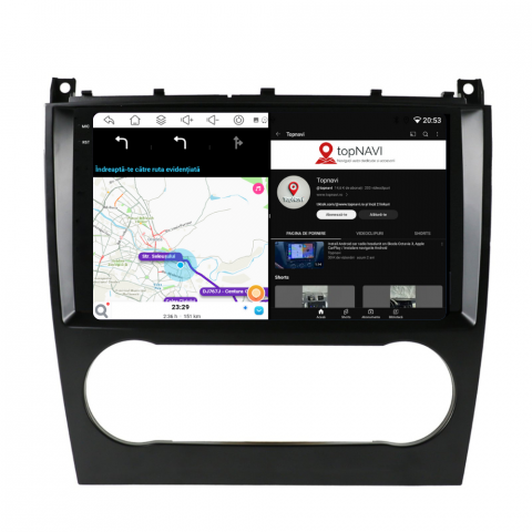 Navigație Mercedes C-Class w203 (2005-2009), Android, Ecran 9 inch, 6GB RAM 128GB, 8-core [4]