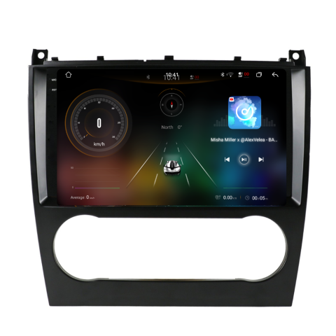 Navigație Mercedes C-Class w203 (2005-2009), Android, Ecran 9 inch 2K, 12GB RAM 256GB, 8-core [2]