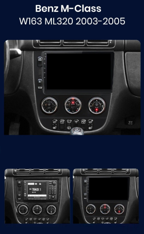 Navigatie Mercedes ML W163 (2003-2005), Android, Ecran 2K, 8GB RAM 256GB, 8-core [4]