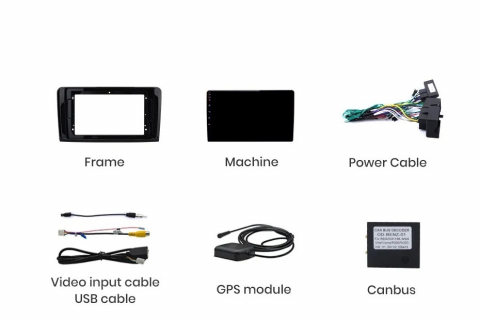 Navigatie Mercedes ML W164 (2005-2012), Android, Ecran 9 inch, 4GB RAM 64GB, 4-core [6]