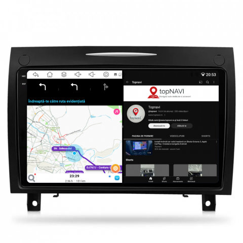 Navigatie Mercedes SLK Class R171 (2004-2011), Android, Ecran 9 inch, 4GB RAM 64GB, 8-core [4]