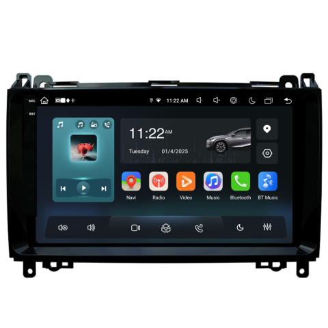 Navigatie Mercedes Sprinter, Vito, B200, A180 clasa A w169, clasa B w245, w209, viano, vw crafter, Android 13,Ecran 2K, 8GB RAM 256GB, Octa Core, carplay /android auto [10]