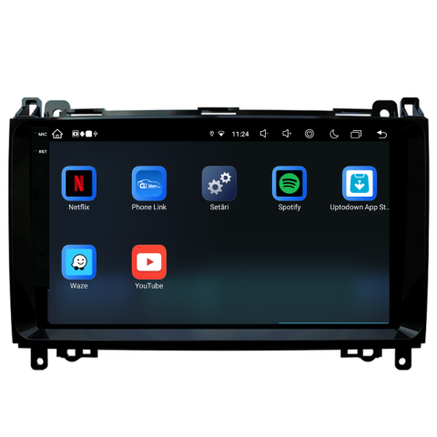 Navigatie Mercedes Sprinter, Vito, B200, A180 clasa A w169, clasa B w245, w209, viano, vw crafter, Android 13,Ecran 2K, 8GB RAM 256GB, Octa Core, carplay /android auto [9]