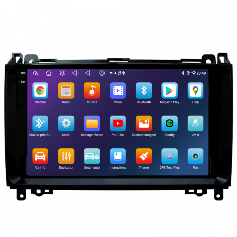 Navigație Mercedes Viano (2003-2014), Android, Ecran 9 inch, 6GB RAM 128GB [1]