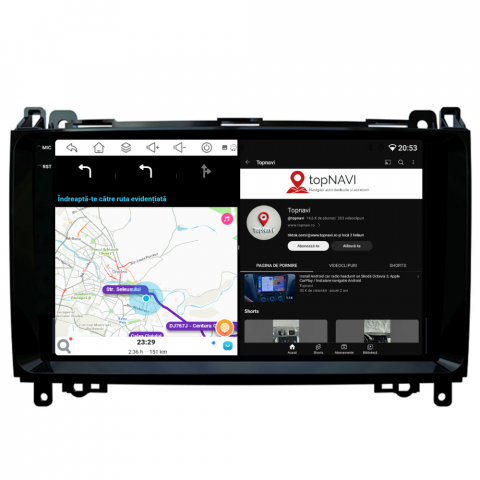 Navigație Mercedes Viano (2003-2014), Android, Ecran 9 inch, 6GB RAM 128GB [3]