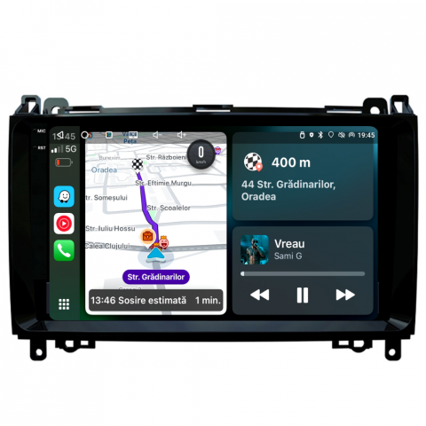 Navigație Mercedes Viano (2003-2014), Android, Ecran 9 inch, 6GB RAM 128GB [2]
