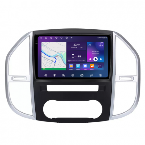 Vito W447 (2015 - 2021) - Navigatie Mercedes Vito W447 (2014 - 2021), Android, Ecran 10 inch, 6GB RAM 128GB, 8-core