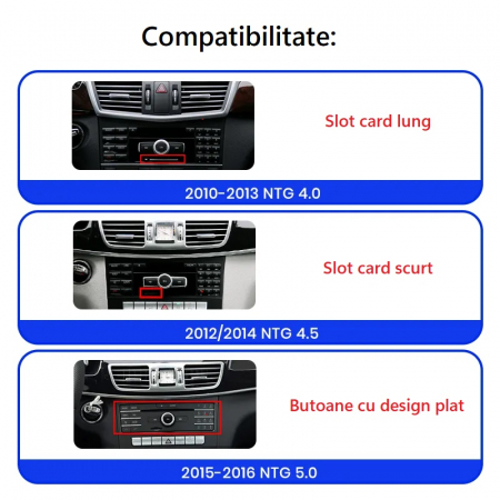 Navigatie Mercedes E-class w212 (2009-2012), Android, ecran 10.25 inch, 8GB RAM 256GB, NTG 4.0 [4]