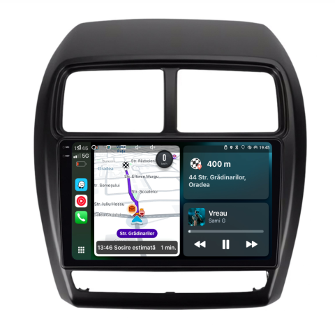 ASX 2 (2016-2019) - Navigatie Mitsubishi ASX 2 (2016-2019), Ecran 10 inch 2K, 12GB RAM 256GB, 8-core