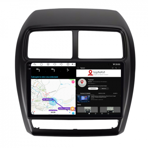 Navigatie Mitsubishi ASX 2 (2016-2019), Ecran 10 inch, 6GB RAM 128GB, 8-core [4]