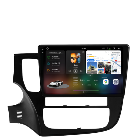 Navigatie auto dedicata - Navigatie Mitsubishi Outlander (2013-2022), Ecran 10 inch 2K, 12GB RAM 256GB, 8-core