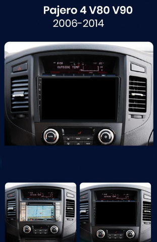 Navigatie Mitsubishi Pajero (2006-2013), Ecran 9 inch, 4GB RAM 64GB, 4-core [1]