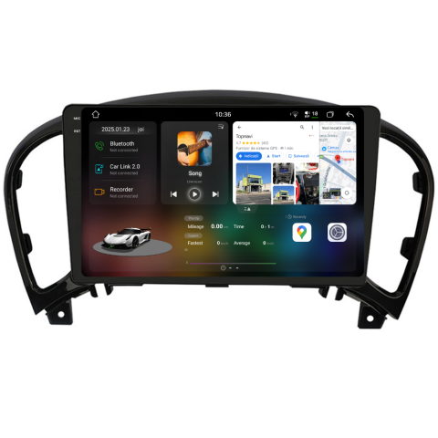 Navigatie auto dedicata - Navigatie Nissan Juke (2010-2015), Ecran 9 inch 2K, 12GB RAM 256GB, 8-core