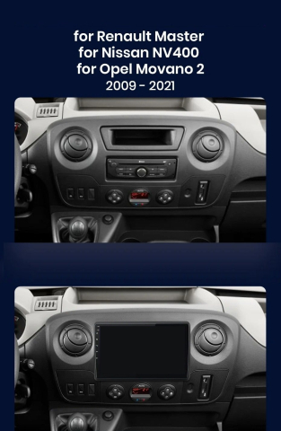 Navigatie Nissan NV400 (2010-2020), Ecran 2K, 8GB RAM 256GB, 8-core [1]