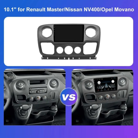 Navigatie Nissan NV400 (2010-2020), Ecran 2K, 8GB RAM 256GB, 8-core [2]