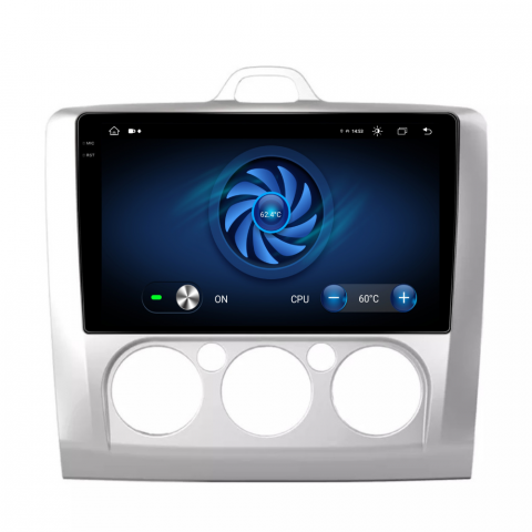 Navigatie Ford Focus 2004-2011, Android 13,Ecran 2K, 4GB RAM 64GB, Octa Core, carplay /android auto, rama argintiu AC [5]