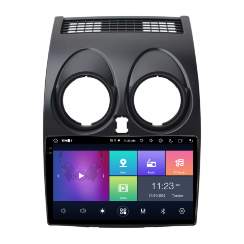 Qashqai J10 (2006-2014) - Navigatie Nissan qashqai J10 (2006-2014), Android 13,Ecran 2K, 8GB RAM 256GB, Octa Core, carplay /android auto