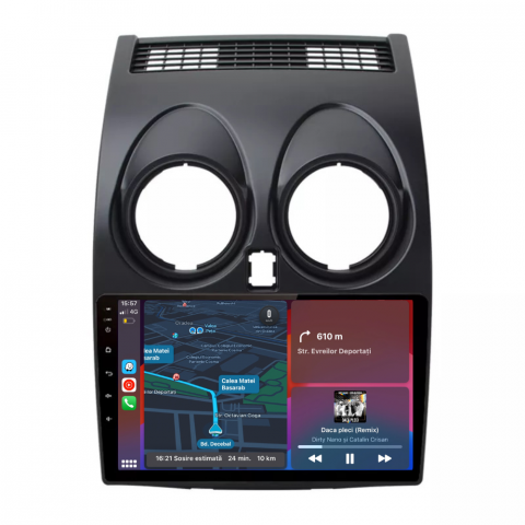 Navigatie auto dedicata - Navigatie Nissan Qashqai J10 (2006-2013), Ecran 9 inch, 1GB RAM 32GB