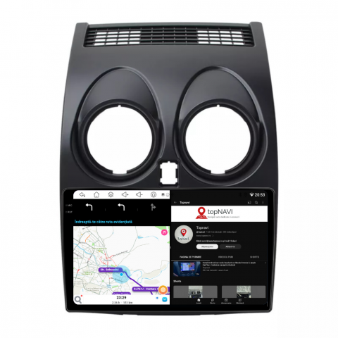 Navigatie Nissan Qashqai J10 (2006-2013), Ecran 9 inch, 6GB RAM 128GB, 8-core [4]