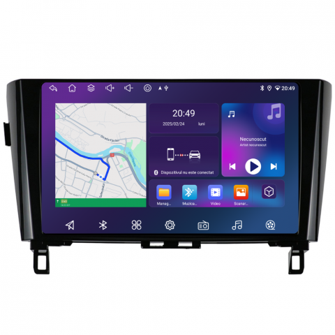 X-Trail (2013-2017) - Navigatie Nissan X-Trail (2013-2017), Ecran 10 inch, 6GB RAM 128GB, 8-core