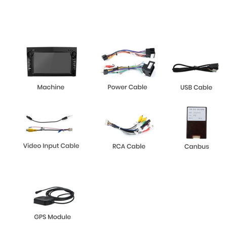 Navigatie Opel Astra H (2004-2010), Android, Ecran 7 inch, 2GB RAM 32GB, negru [6]