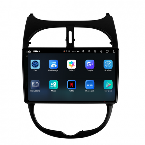 Navigatie Peugeot 206 (2001-2008), Ecran 9 inch, 8GB RAM 256GB, 8-core [4]