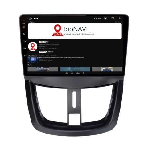 Navigatie Peugeot 207 (2006-2015), Ecran 9 inch, 1GB RAM 32GB [1]